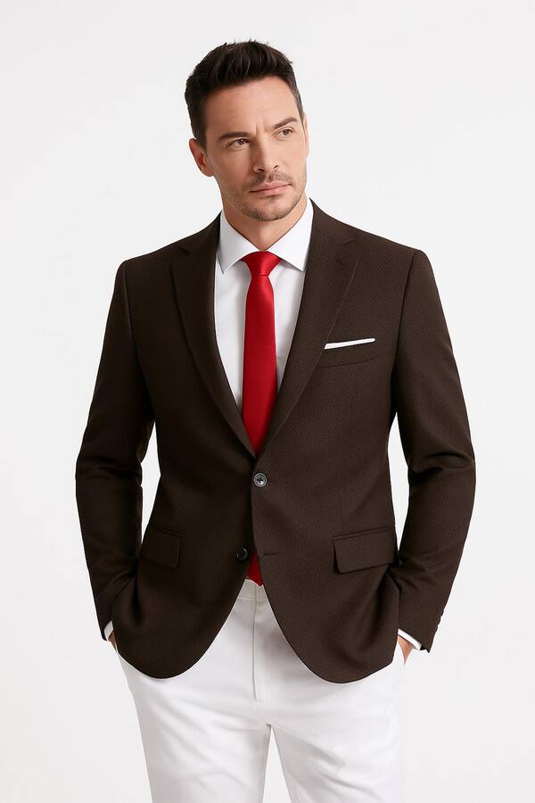 Erkek Tek Ceket Slim Fit