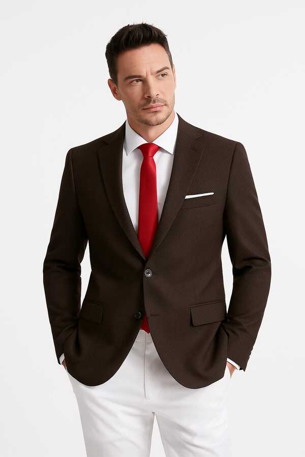 Erkek Tek Ceket Slim Fit