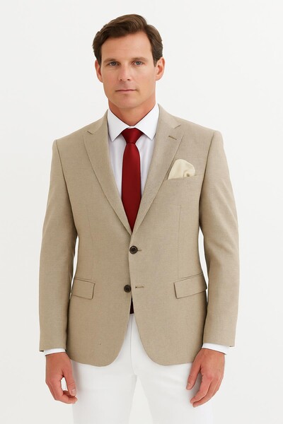 Piserro - Erkek Tek Ceket Slim Fit