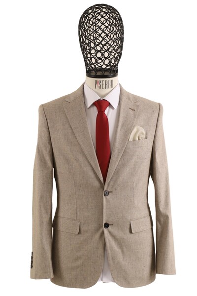 Erkek Tek Ceket Slim Fit - Thumbnail