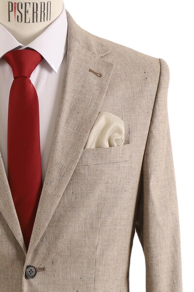 Erkek Tek Ceket Slim Fit - Thumbnail