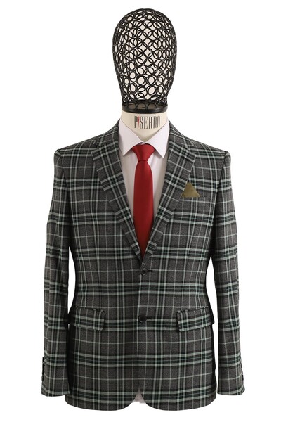 Erkek Tek Ceket Slim Fit - Thumbnail