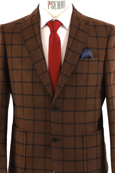 Erkek Tek Ceket Slim Fit - Thumbnail