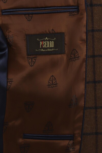 Erkek Tek Ceket Slim Fit - Thumbnail