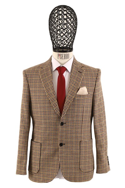 Erkek Tek Ceket Slim Fit - Thumbnail