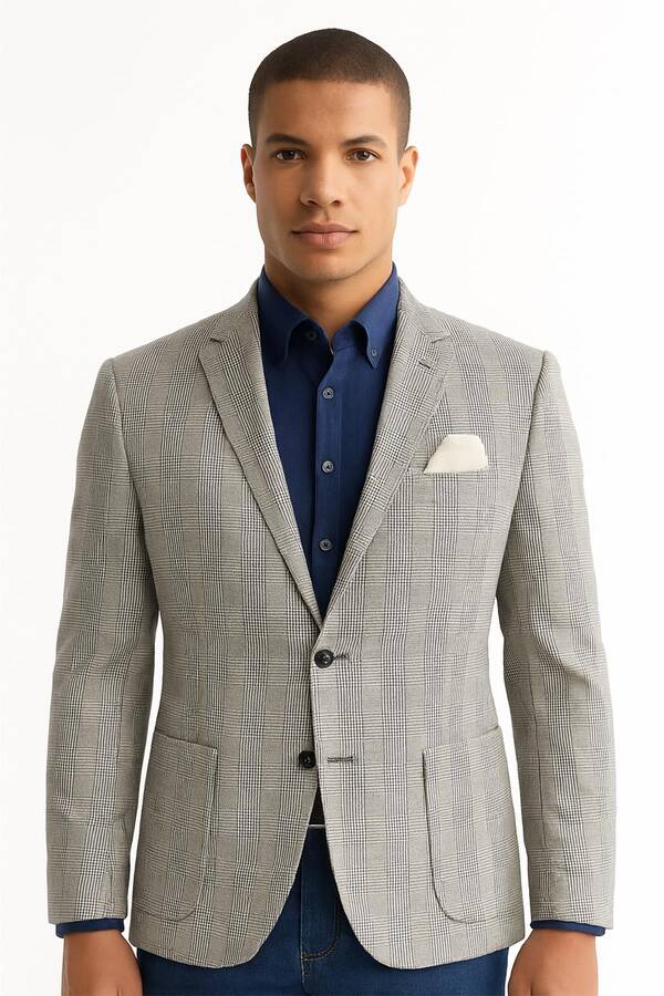 Erkek Tek Ceket Slim Fit