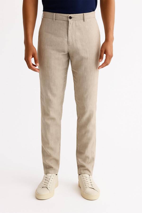 Erkek Yıkamalı Pantolon Slim Fit