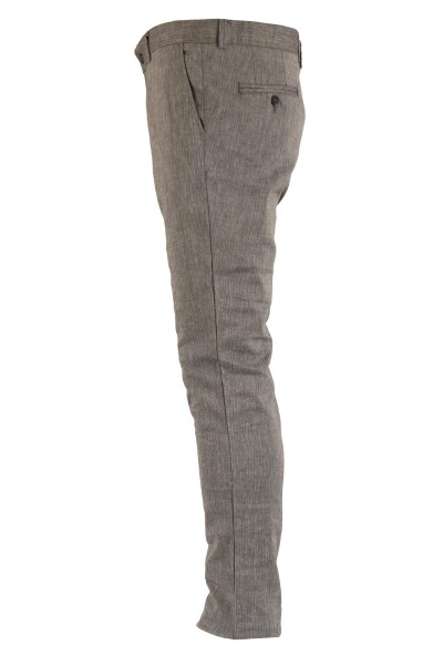 Erkek Yıkamalı Pantolon Slim Fit - 3
