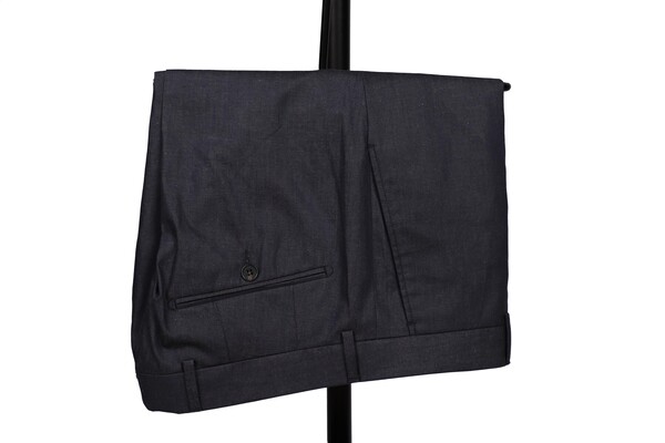 Slim Fit Pamuklu Gri Takım Elbise - Thumbnail