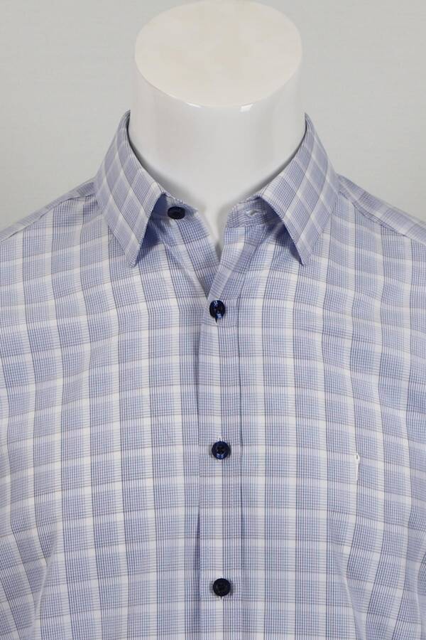 Uzun Kol Regular Fit Kareli Gömlek