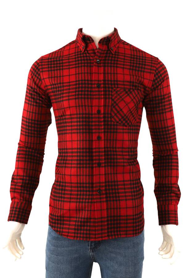 Kareli Regular fit Erkek Oduncu Gömleği