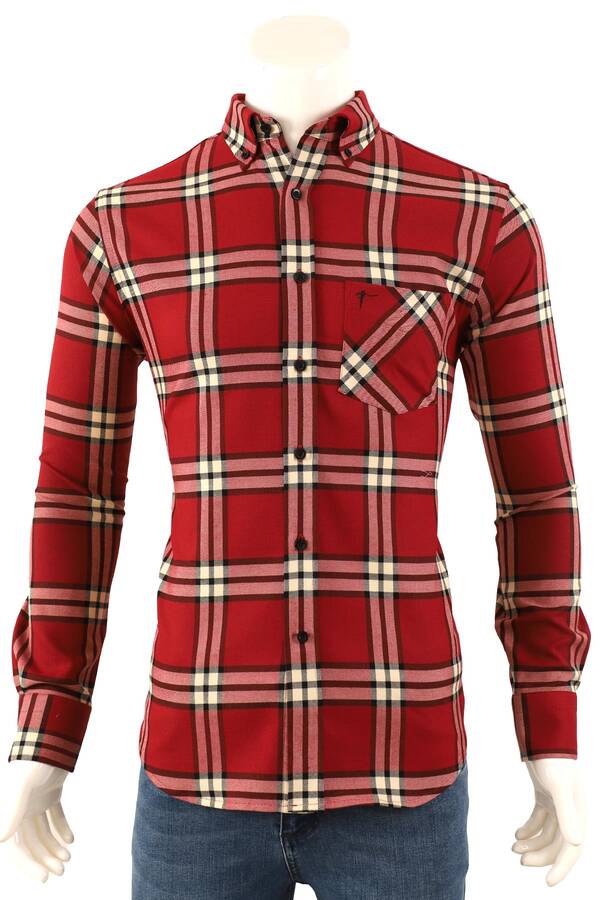 Kareli Regular fit Erkek Oduncu Gömleği