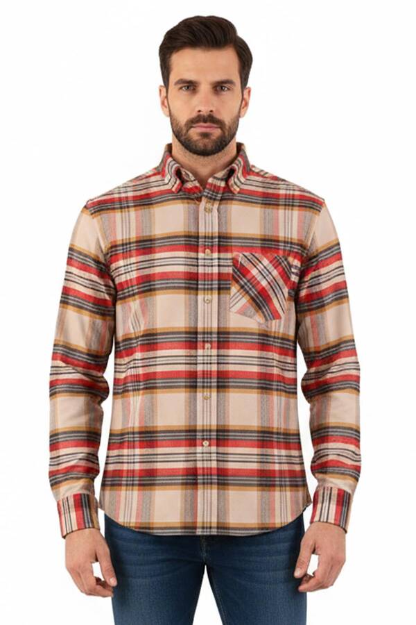 Kareli Regular fit Erkek Oduncu Gömleği