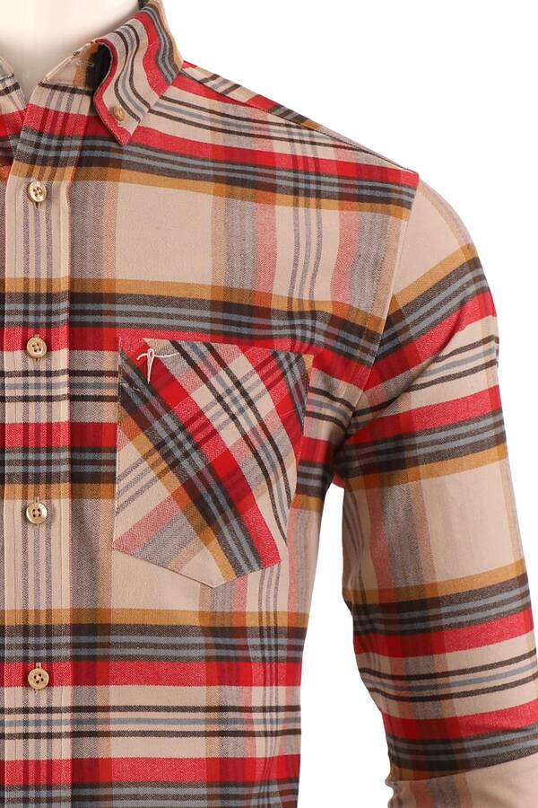 Kareli Regular fit Erkek Oduncu Gömleği