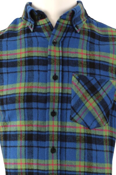 Kareli Regular fit Erkek Oduncu Gömleği - Thumbnail