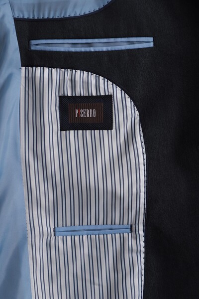 Slim Fit Lacivert Takım Elbise - Thumbnail