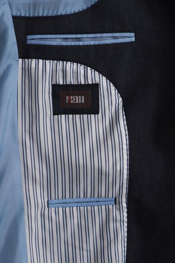 Slim Fit Lacivert Takım Elbise