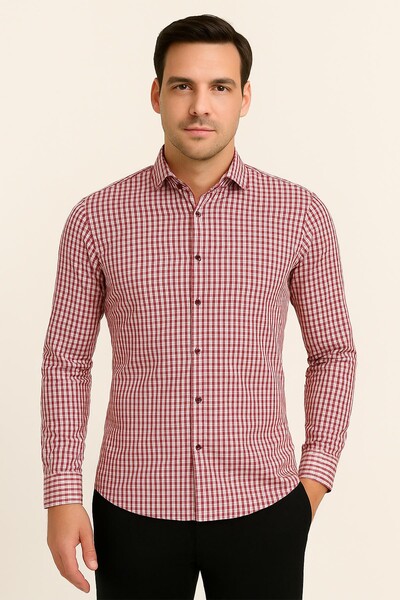 Regular Fit Erkek Gömlek - Thumbnail