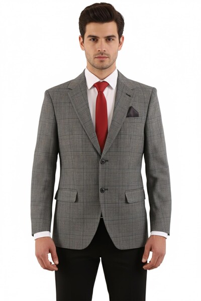 BRUEGEL - Regular Fit Erkek Tek Ceket