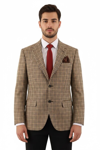 Piserro - Regular Fit Erkek Tek Ceket