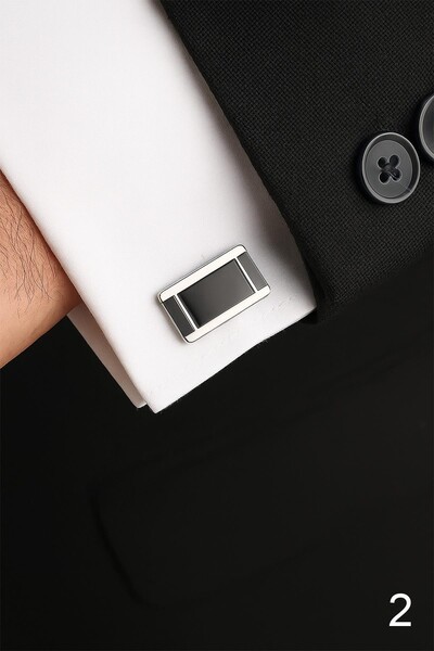 Şık ve Desenli Kol Düğmeleri - Thumbnail