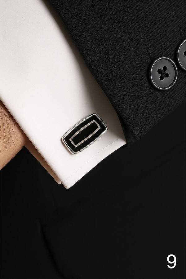 Şık ve Desenli Kol Düğmeleri