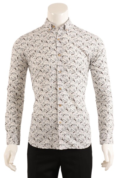 Slim Fit Erkek Gömlek - Thumbnail