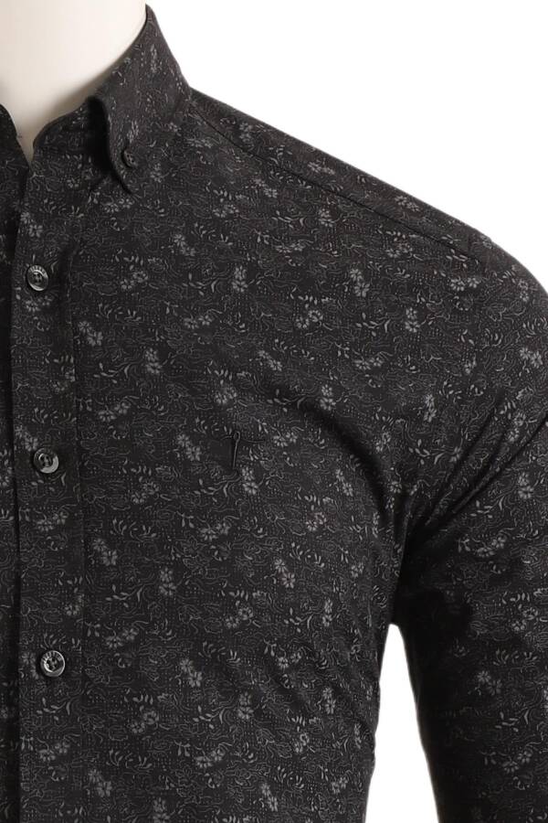 Slim Fit Erkek Gömlek - 5