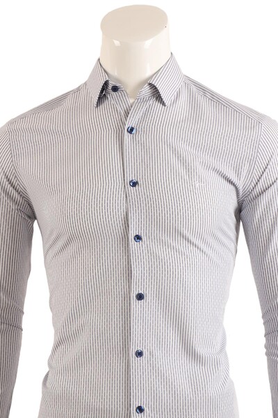 Slim Fit Erkek Gömlek - Thumbnail