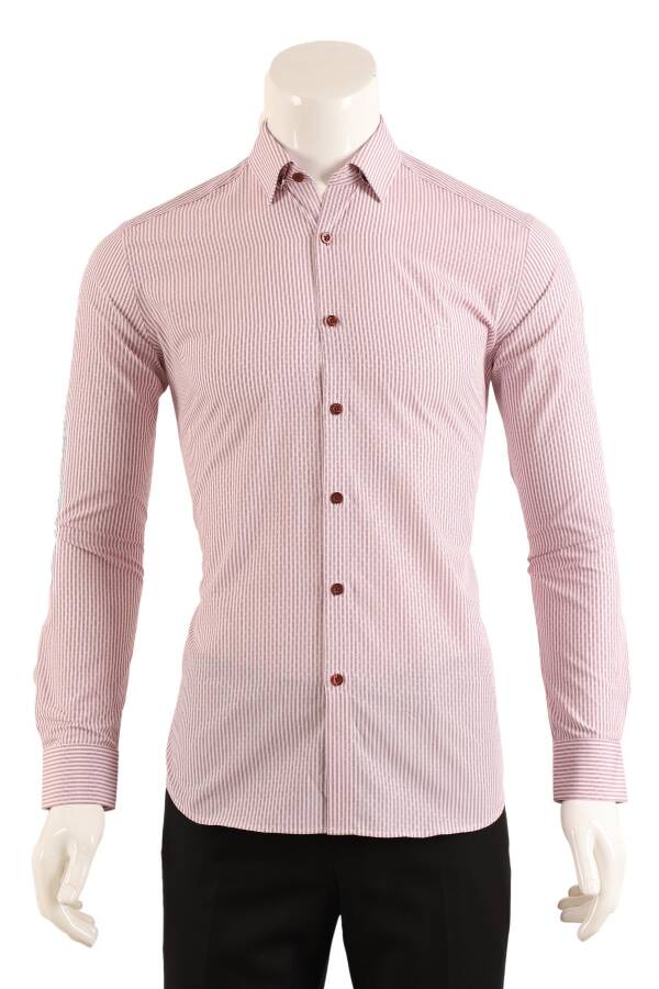 Slim Fit Erkek Gömlek - 9