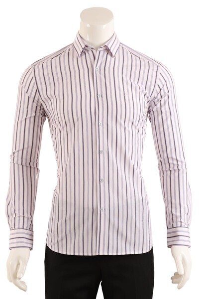 Slim Fit Erkek Gömlek - Thumbnail