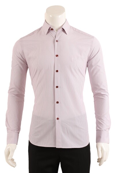 Slim Fit Erkek Gömlek - 2