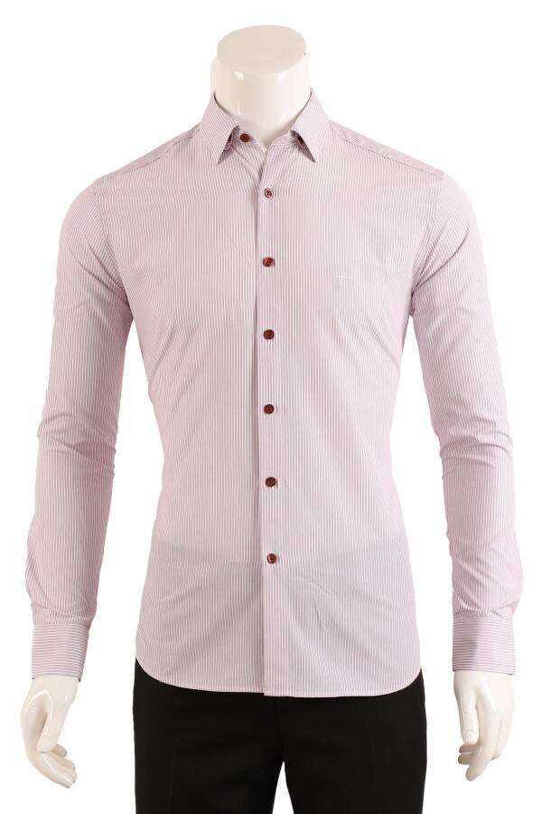 Slim Fit Erkek Gömlek - 2