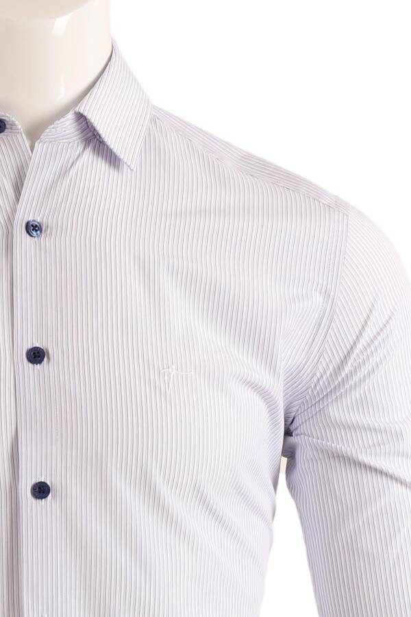 Slim Fit Erkek Gömlek - 8