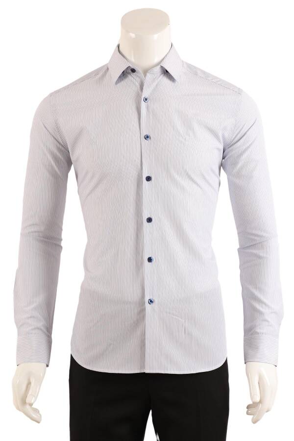 Slim Fit Erkek Gömlek - 9