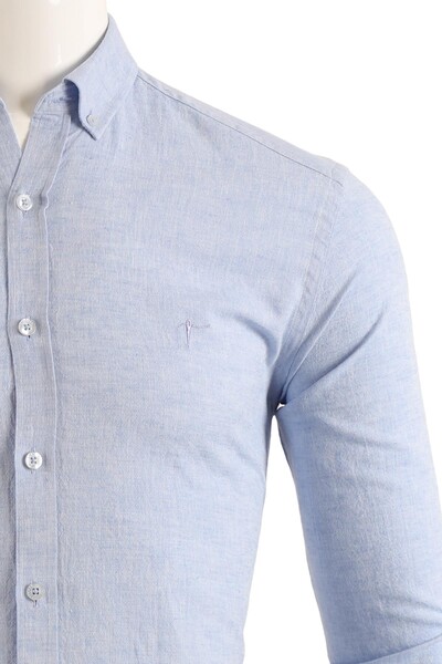Slim Fit Erkek Gömlek - Thumbnail