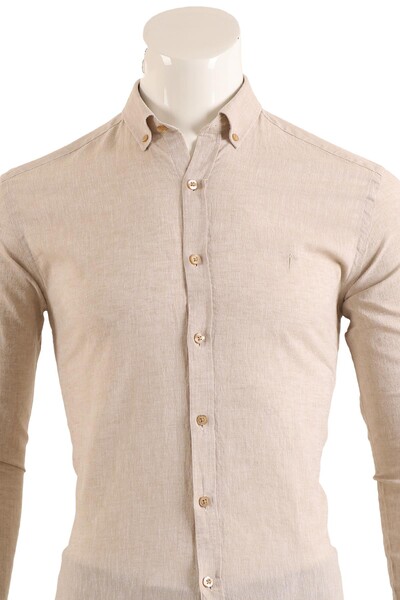 Slim Fit Erkek Gömlek - Thumbnail