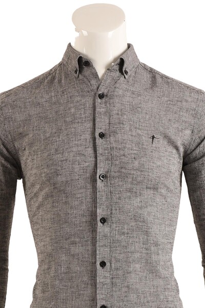 Slim Fit Erkek Gömlek - Thumbnail