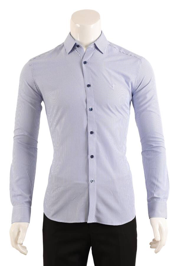 Slim Fit Erkek Gömlek - 5