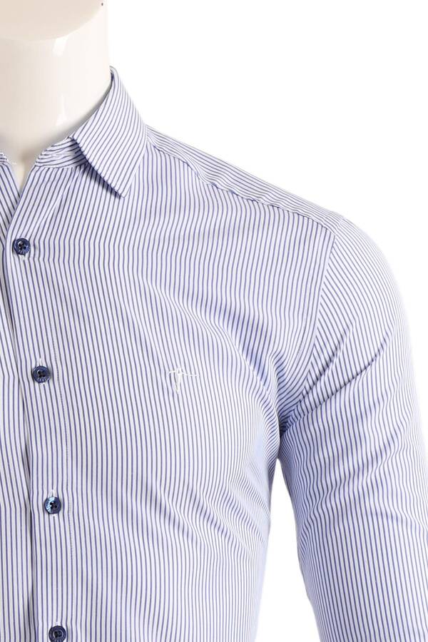 Slim Fit Erkek Gömlek - 8