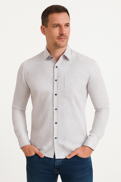 Piserro - Slim Fit Erkek Gömlek