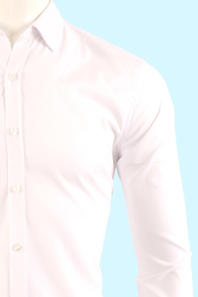 Slim Fit Erkek Gömlek - Thumbnail