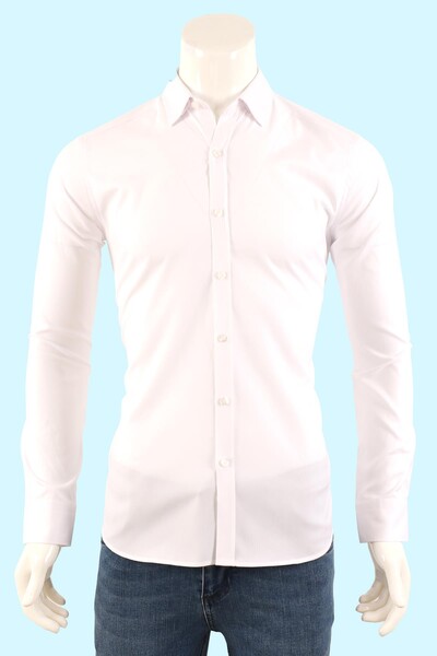 Slim Fit Erkek Gömlek - Thumbnail