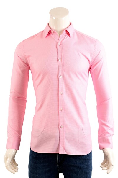 Slim Fit Erkek Gömlek - Thumbnail