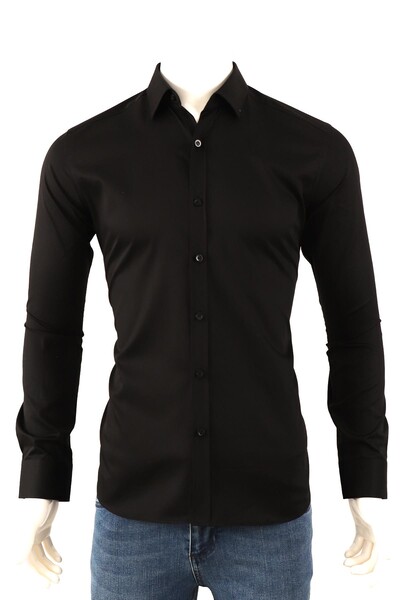 Slim Fit Erkek Gömlek - Thumbnail