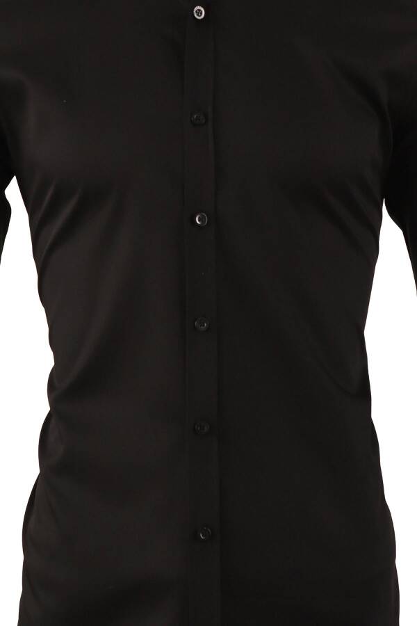 Slim Fit Erkek Gömlek - 4