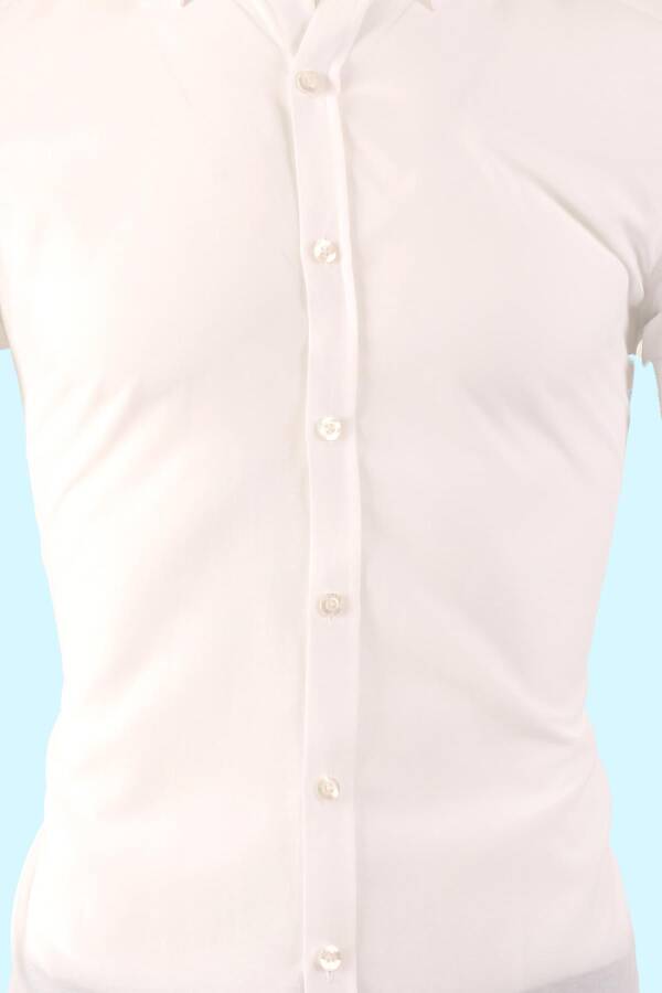 Slim Fit Erkek Gömlek - 4