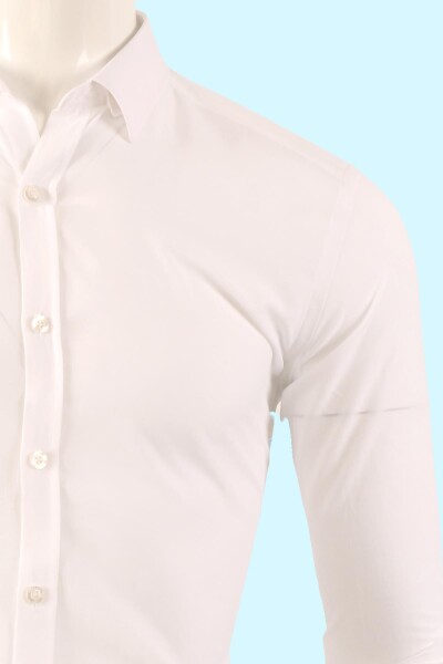 Slim Fit Erkek Gömlek - 5
