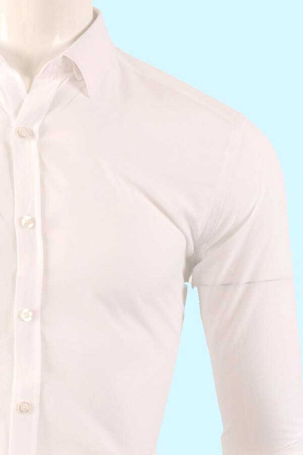 Slim Fit Erkek Gömlek - 5