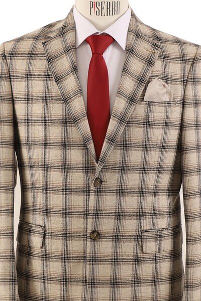 Slim Fit Erkek Tek Ceket - Thumbnail